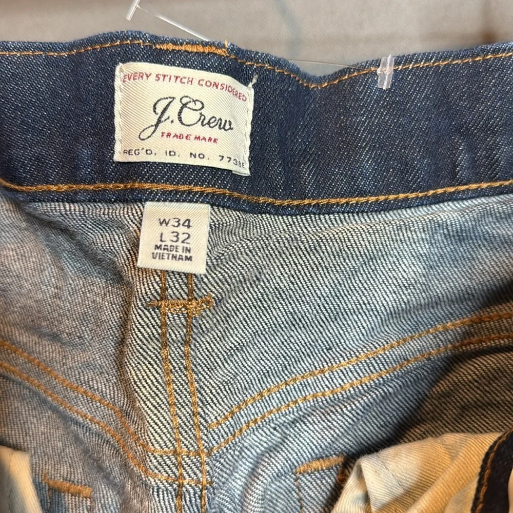 J‎ crew Men's Blue Jeans 34/32